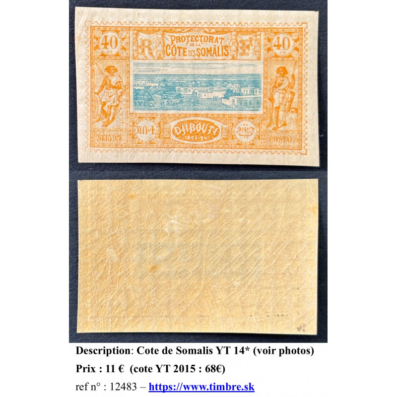Cote de Somalis YT 14*                     www.timbre.sk