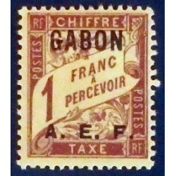 Gabon (Gabun) YT Taxe 9 *